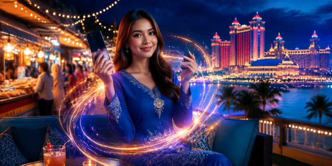 Pemain Malaysia menggunakan aplikasi mudah alih kasino di telefon pintar