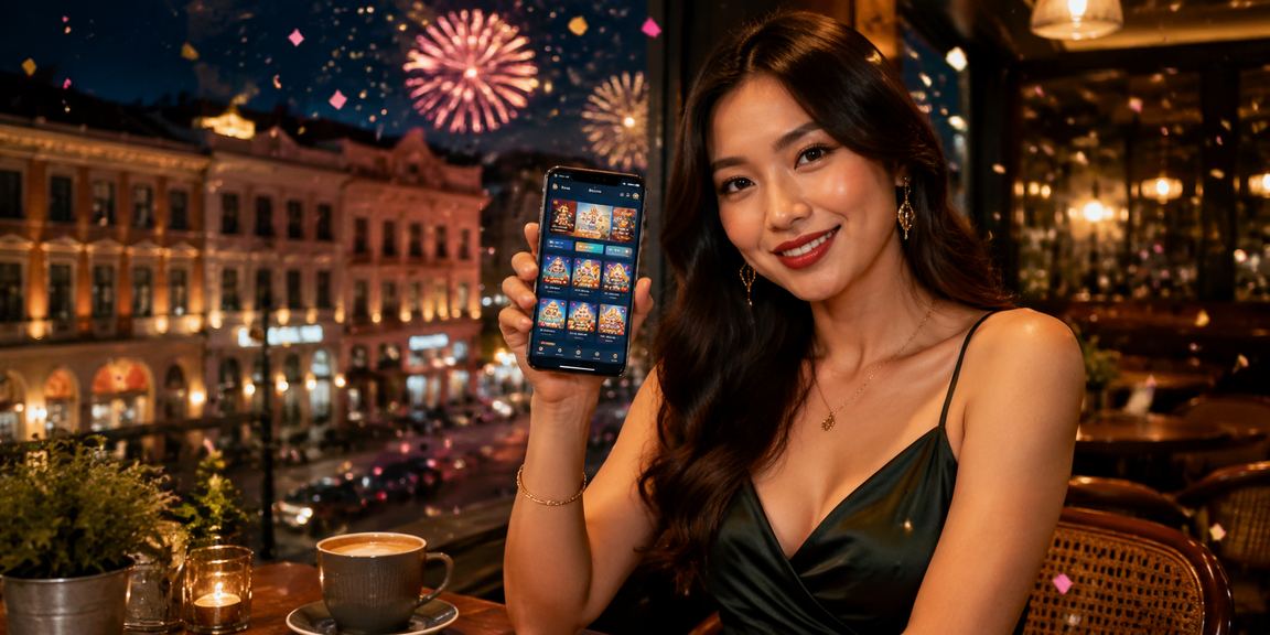 Pemain Baccarat di Ipoh Malaysia menggunakan telefon pintar untuk akses kasino mudah alih
